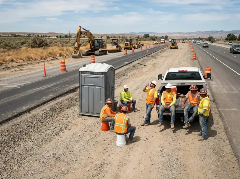 highway-road-construction-crew-007 — frequently asked questions, Porta Potty and Restroom Rentals in Mission Canyon, CA